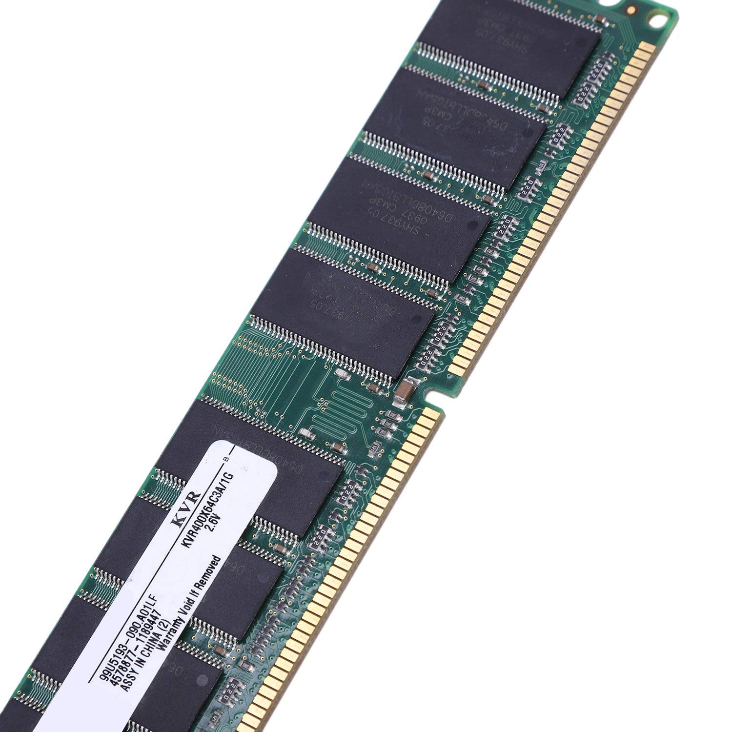 Amazon | Vaorwne 2.6V DDR 400MHz 1GBのメモリ、184ピン、PC3200